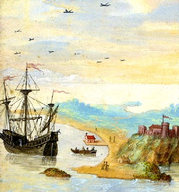 Zante Harbor in 1578